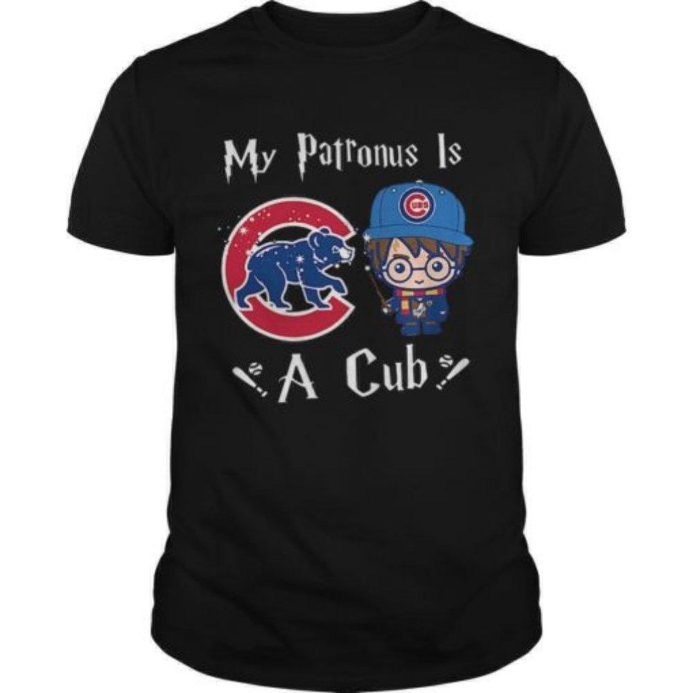 Chicago Bears My Patronus Is A Cub Funny Nfl Fan T-Shirt